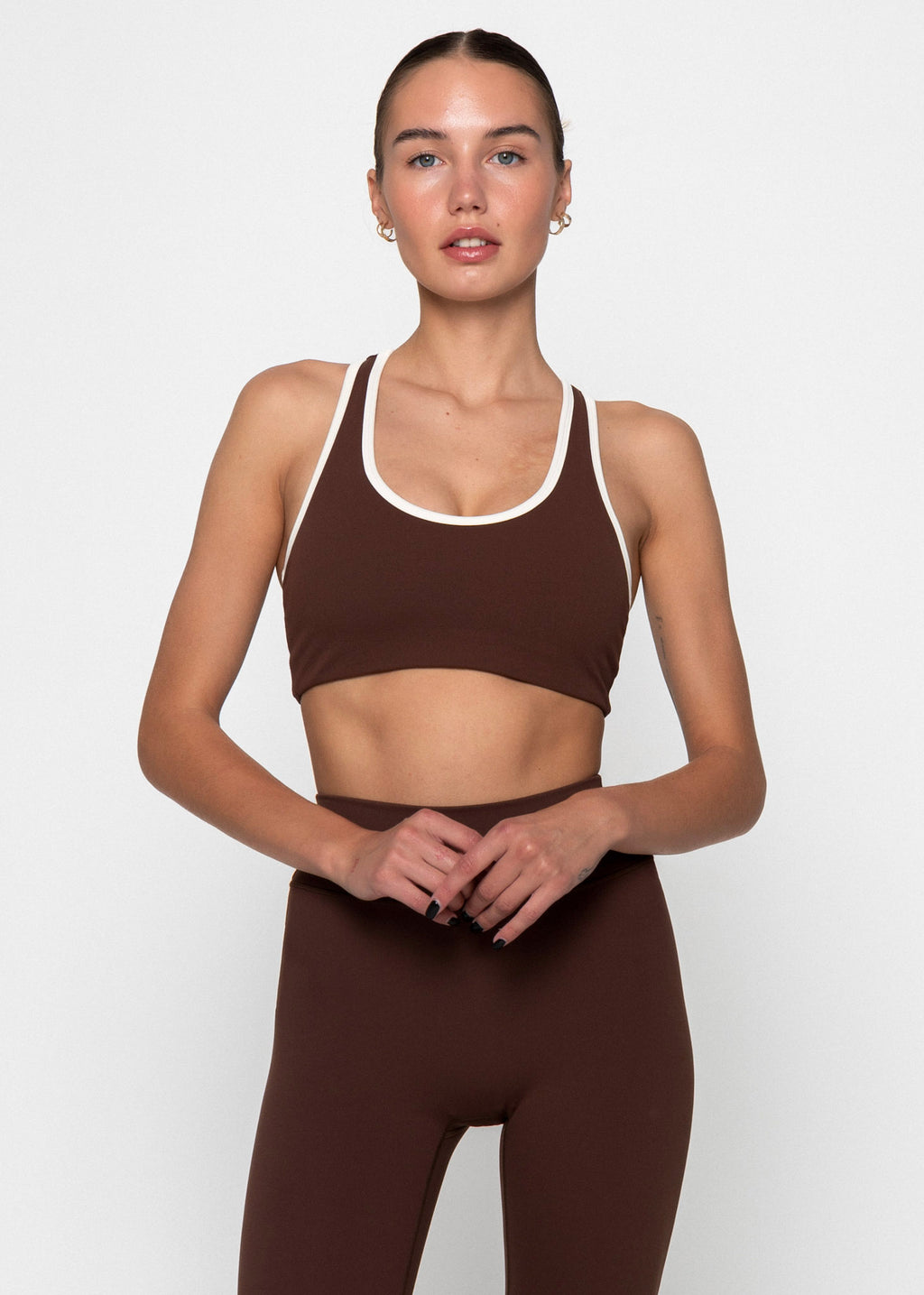 Active Bra CHOCOLATE/CREAM