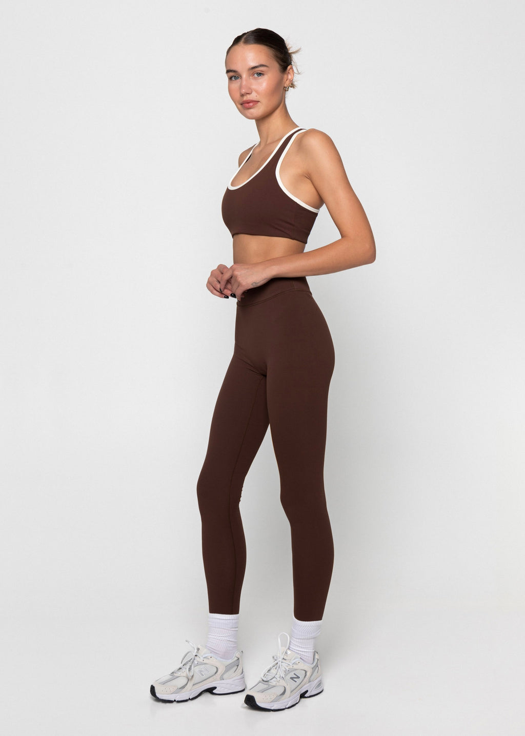 Active Bra CHOCOLATE/CREAM