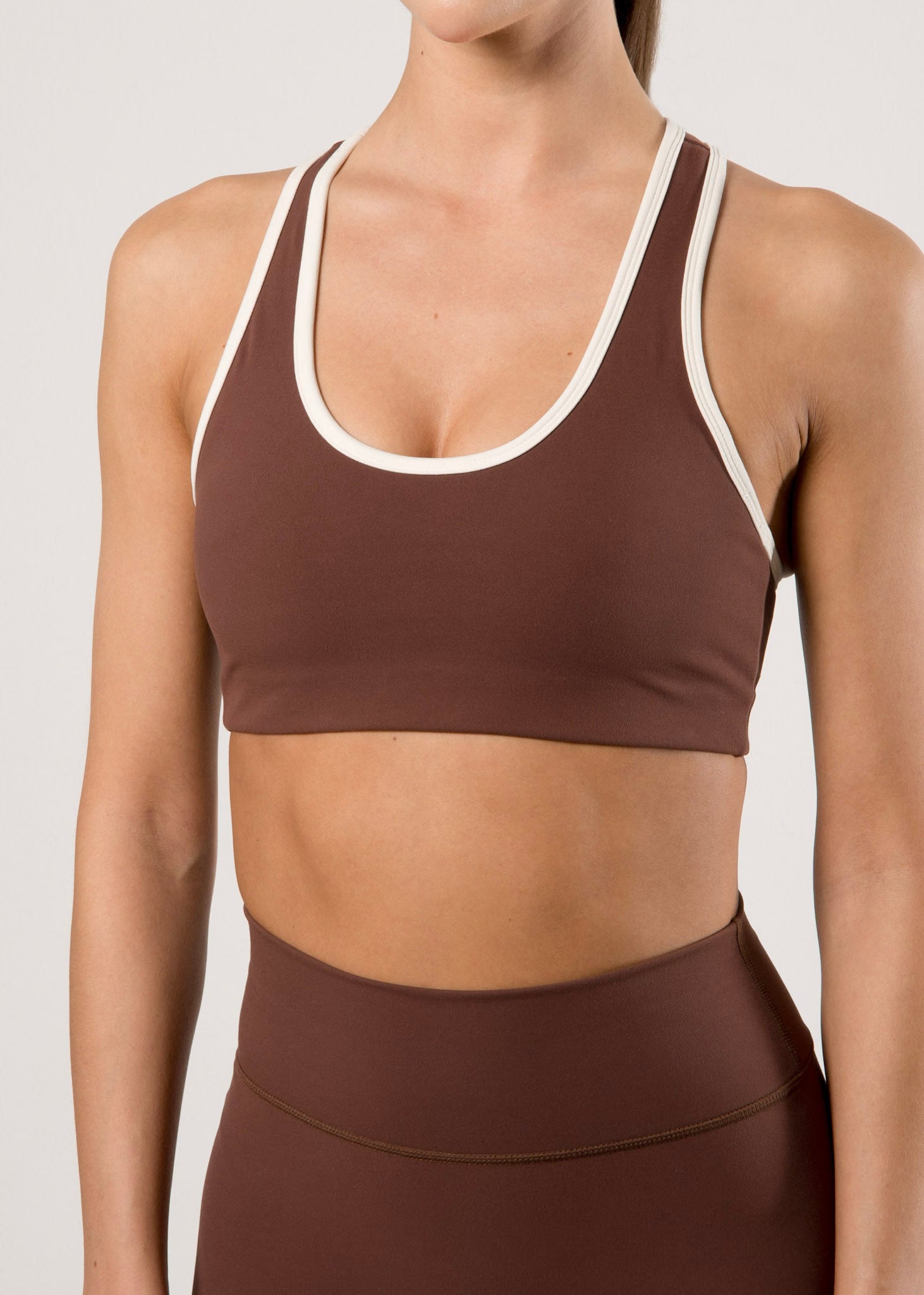 Active Bra CHOCOLATE/CREAM