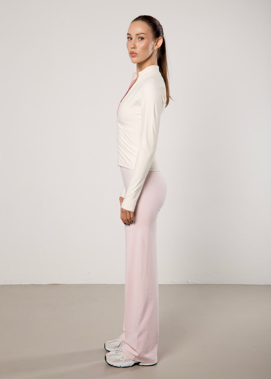 Taisnas bikses MĪKSTI ROZĀ