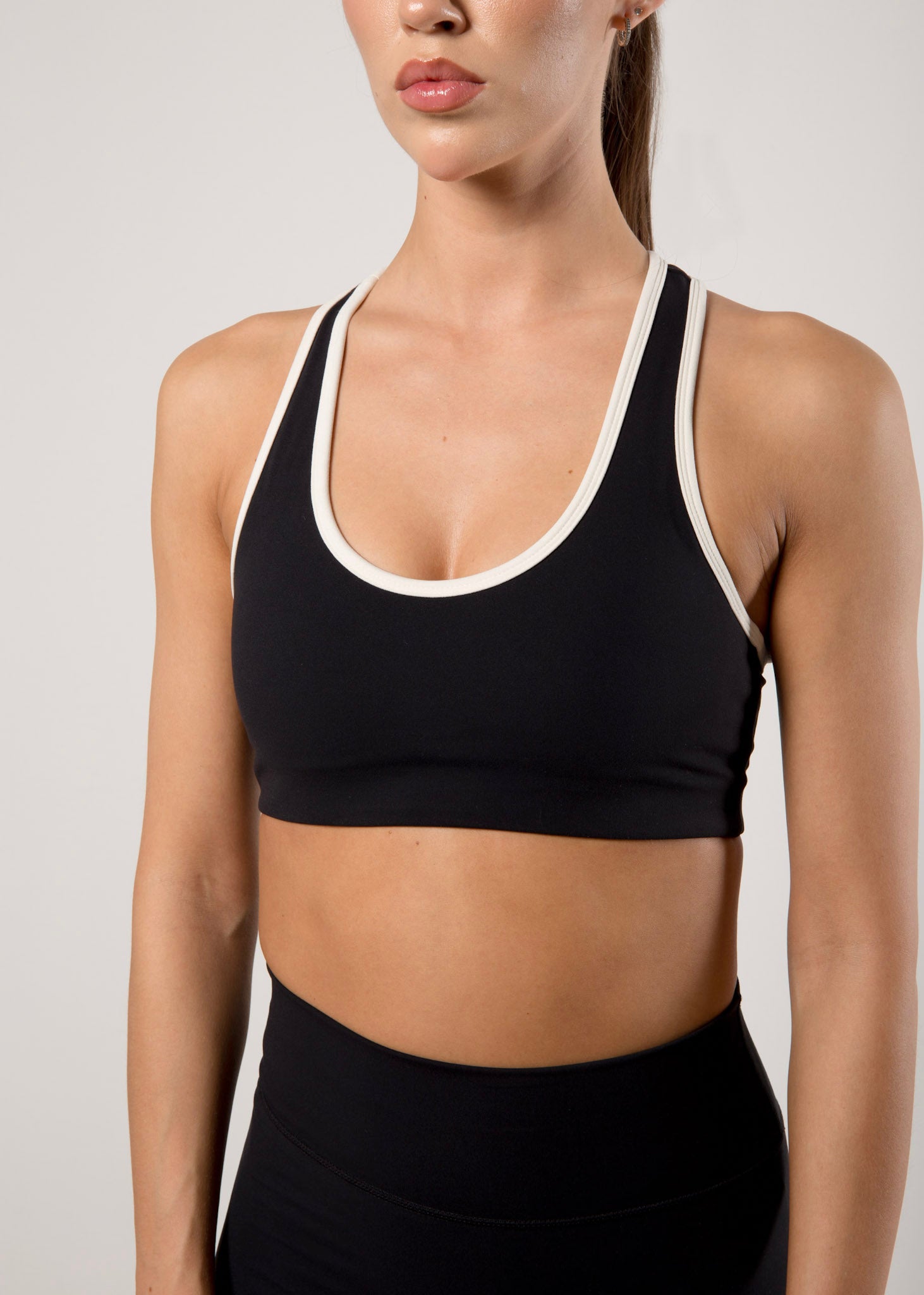 Active Bra BLACK/CREAM