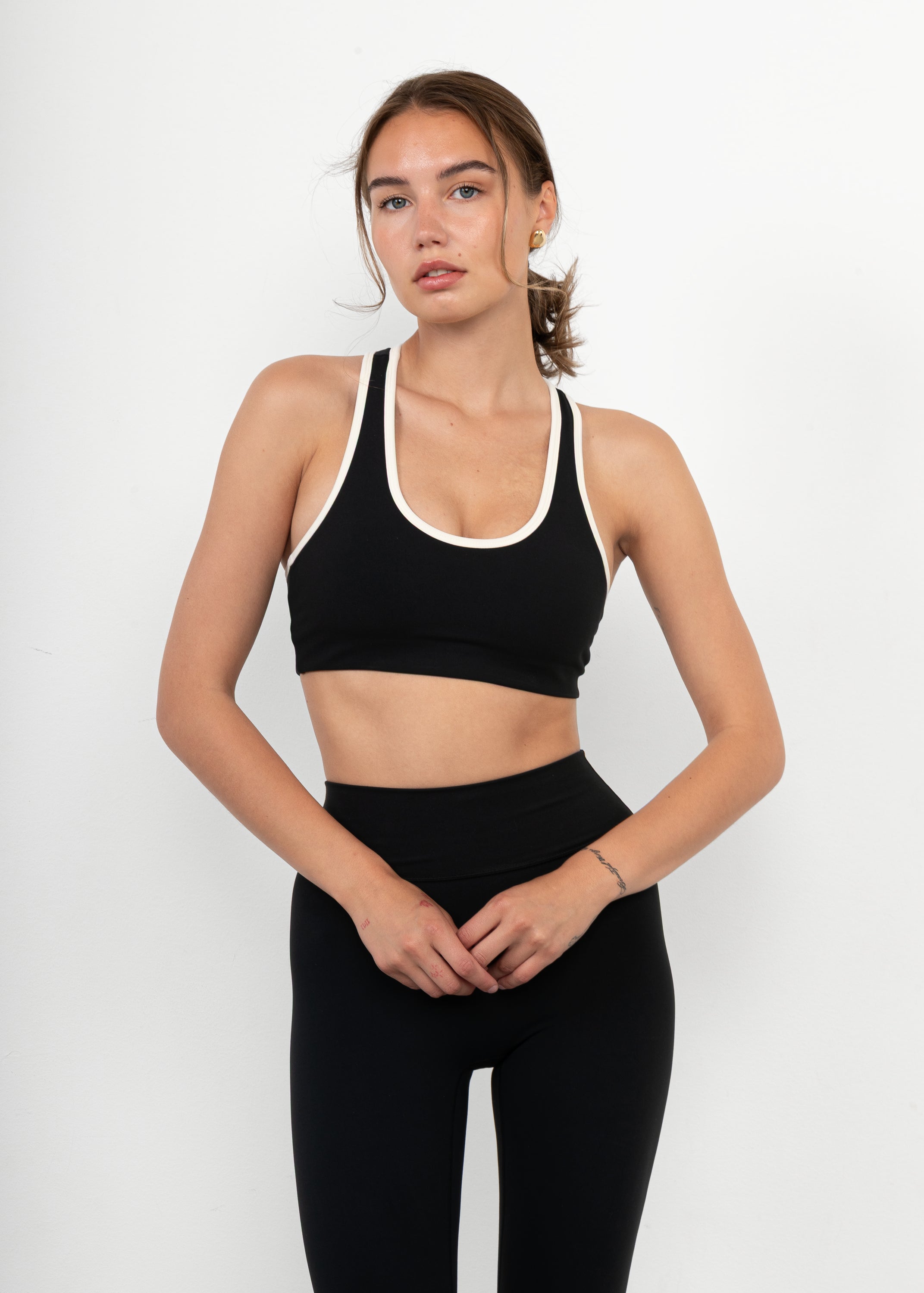 Active Bra BLACK/CREAM
