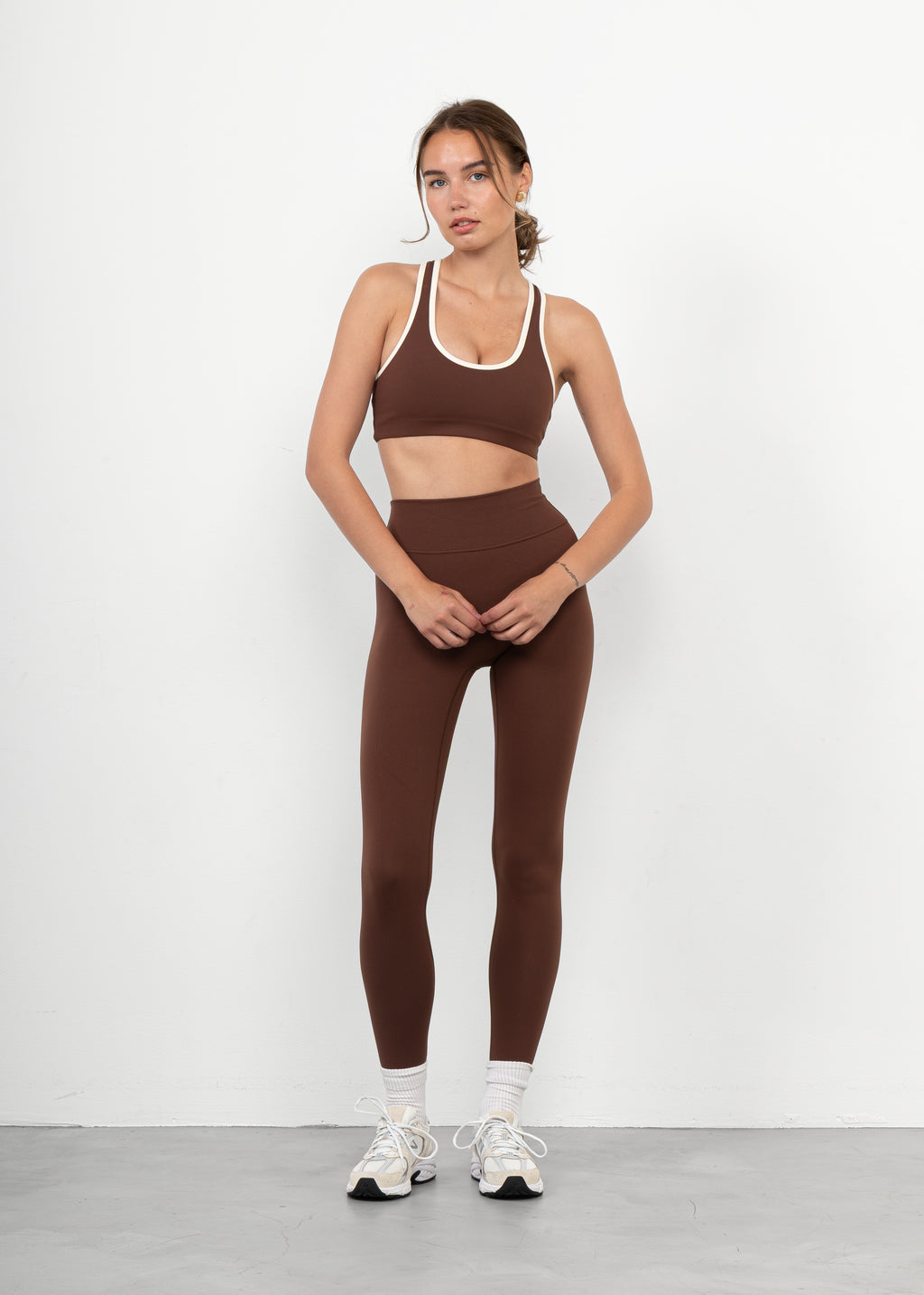 Active Bra CHOCOLATE/CREAM
