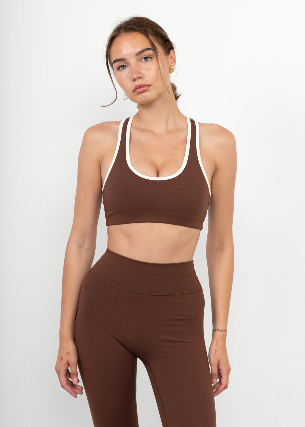 Active Bra CHOCOLATE/CREAM