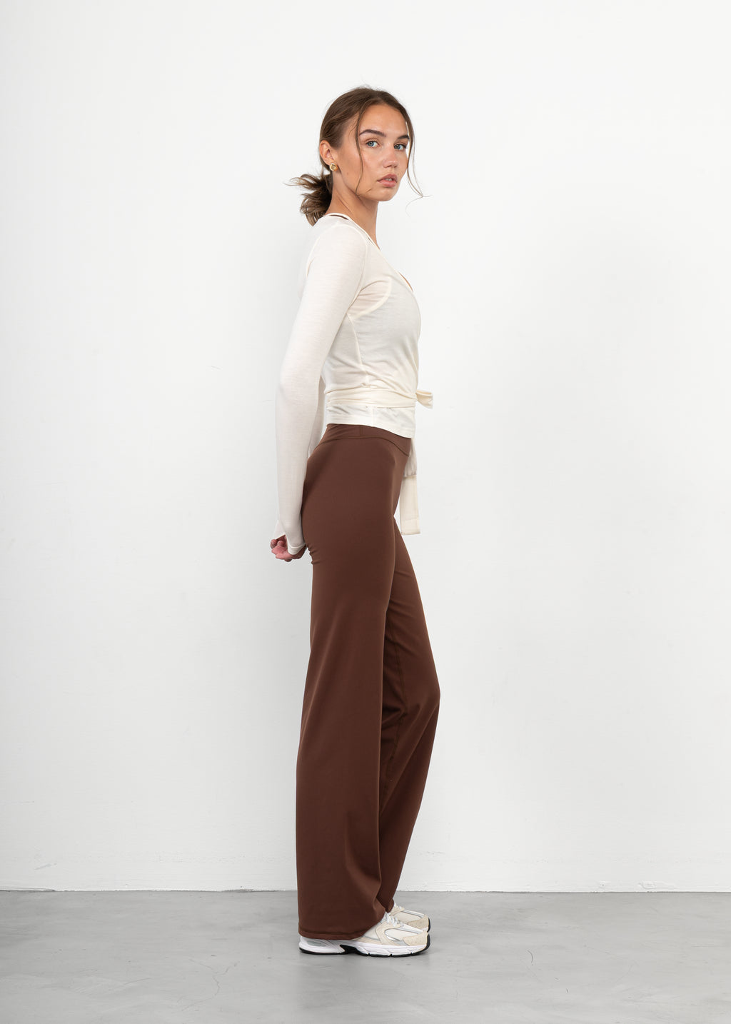 Rechte Broek CHOCOLADE