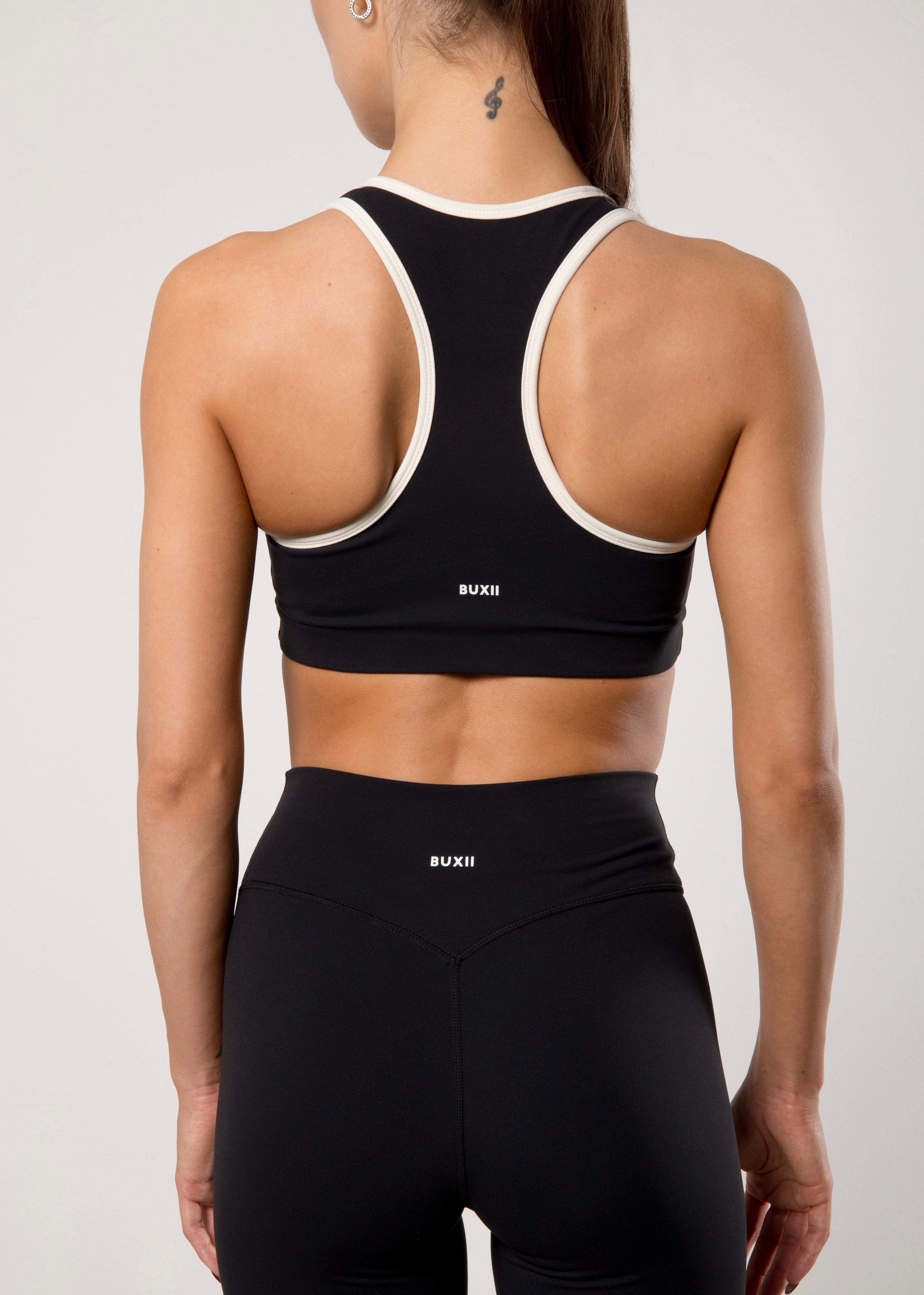 active bra - black/cream