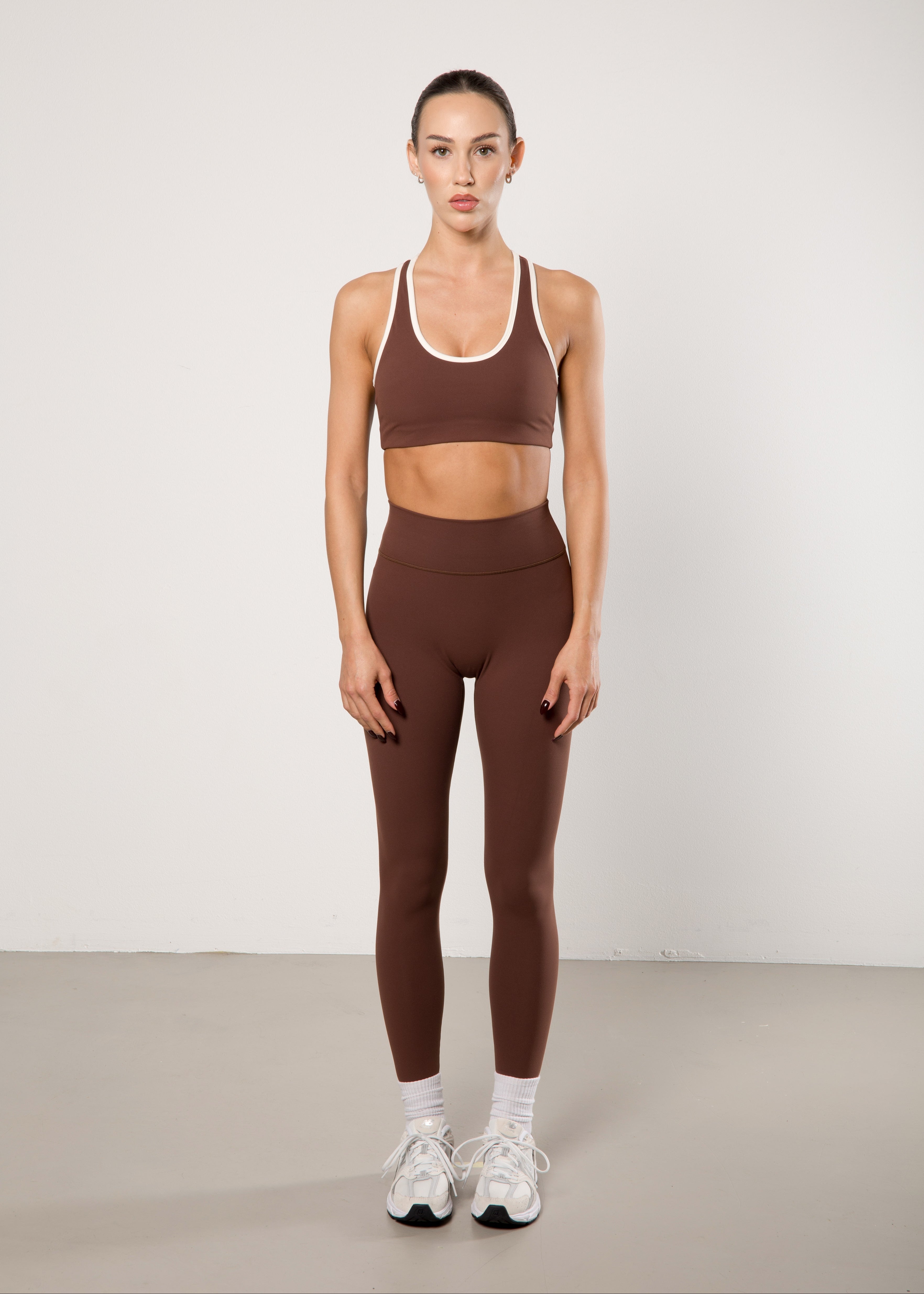 leggings - chocolate