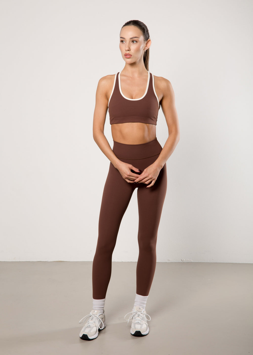 leggings - chocolate