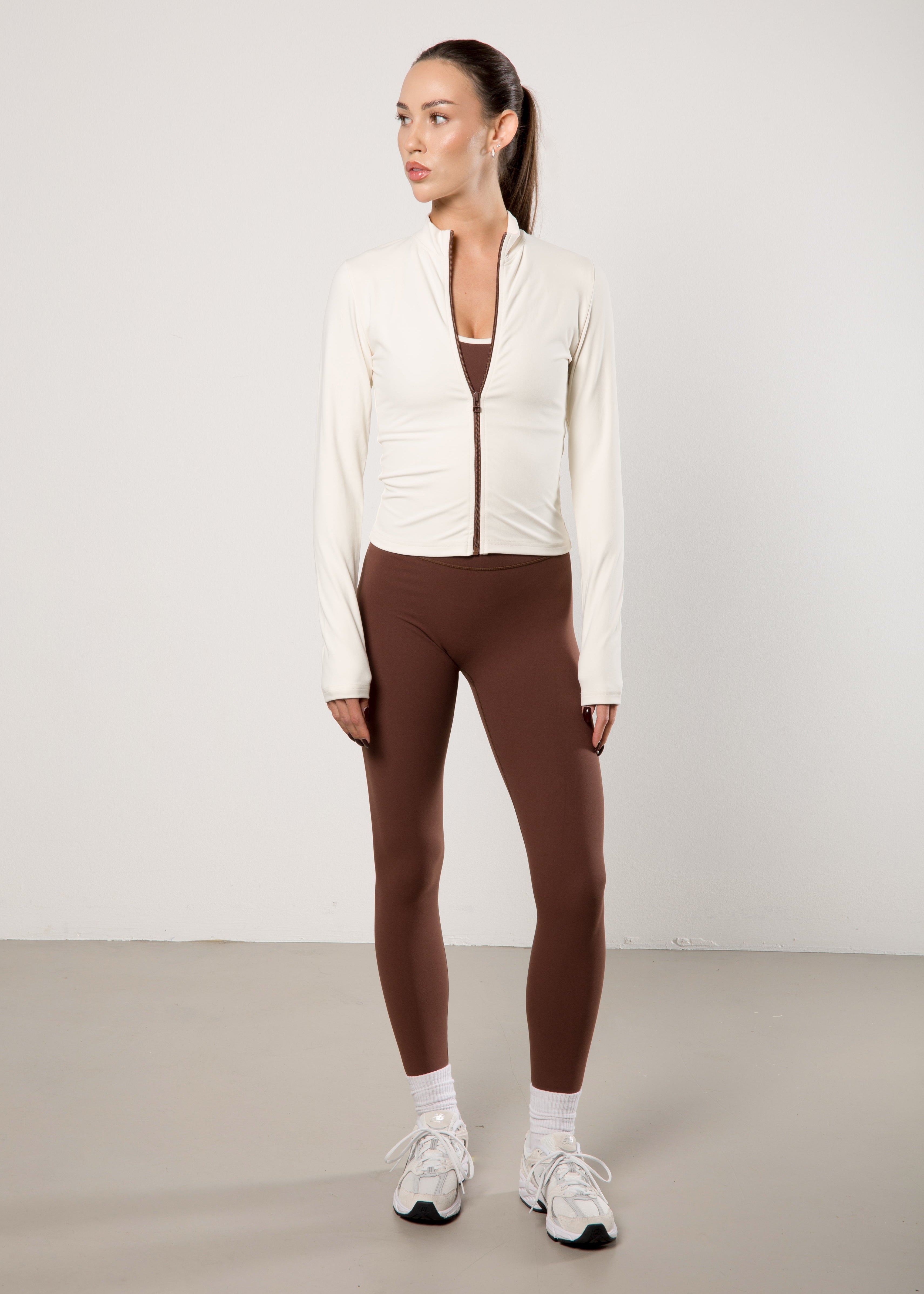 leggings - chocolate