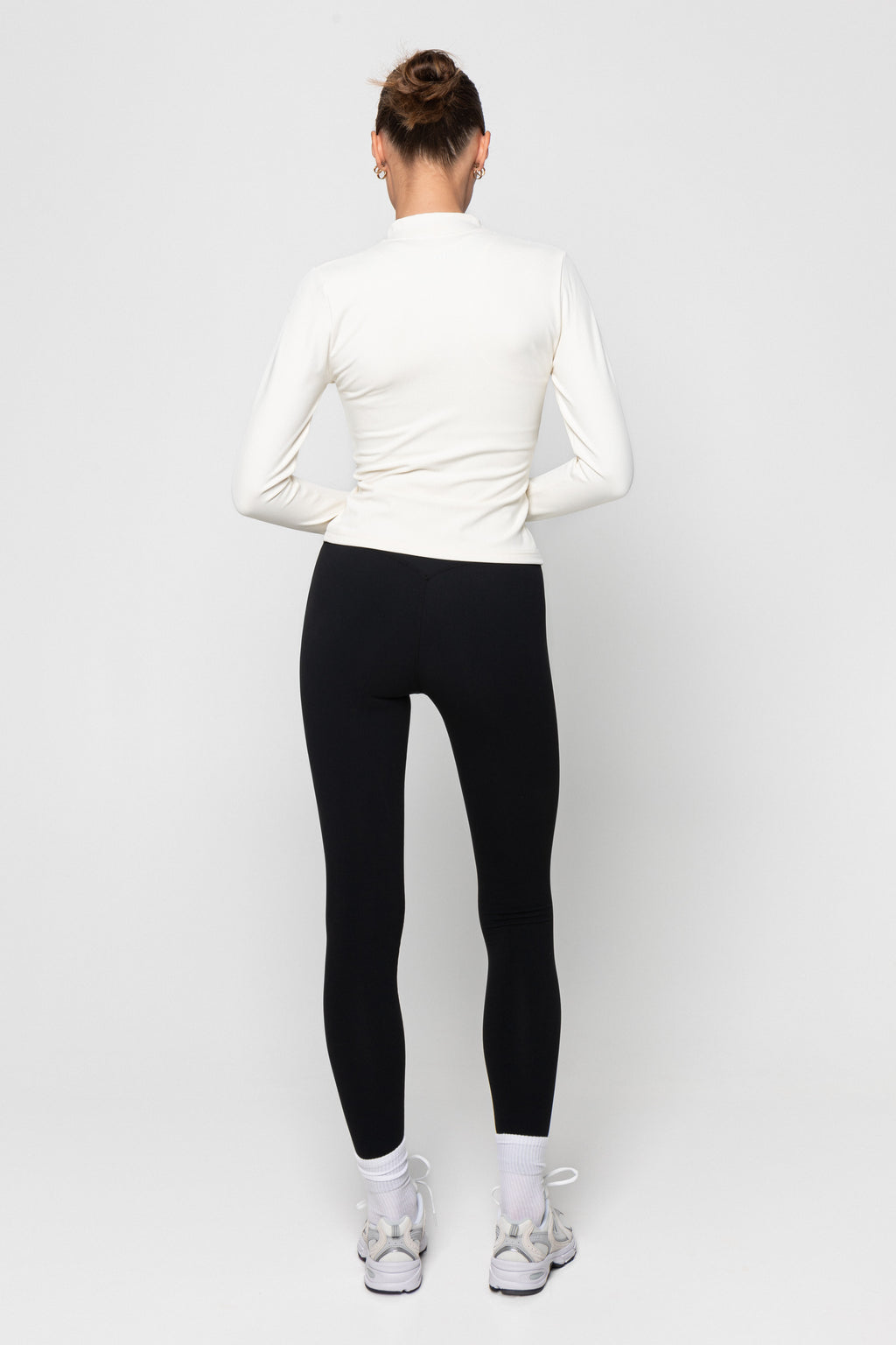 ZIP JACKET - CREAM/BLACK