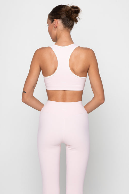 ACTIVE BRA - SOFT PINK/CREAM
