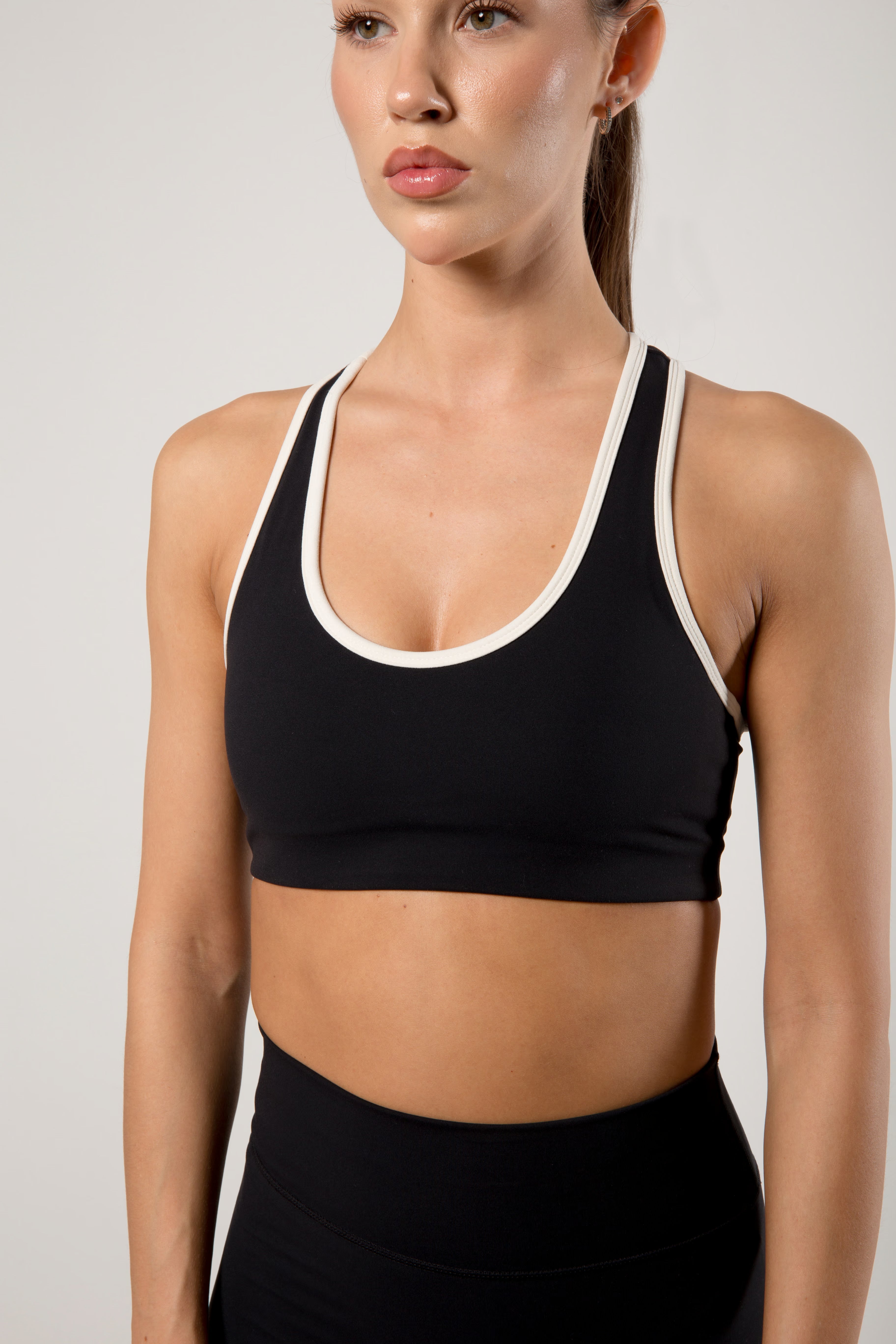 active bra - black/cream