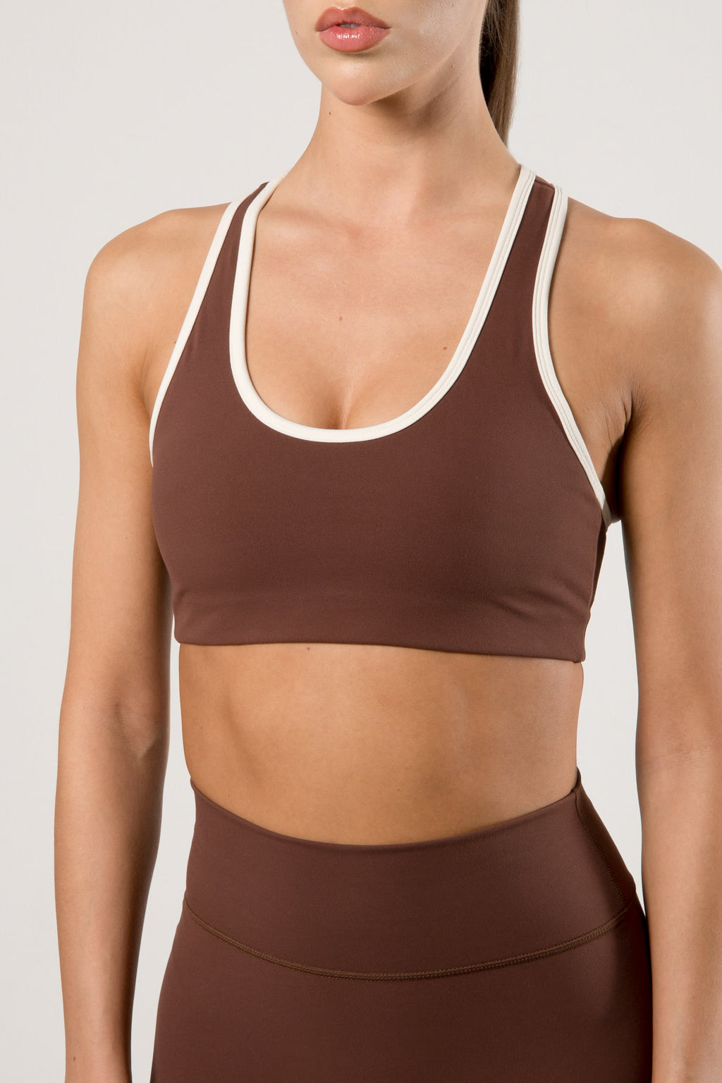 Active Bra CHOCOLATE/CREAM