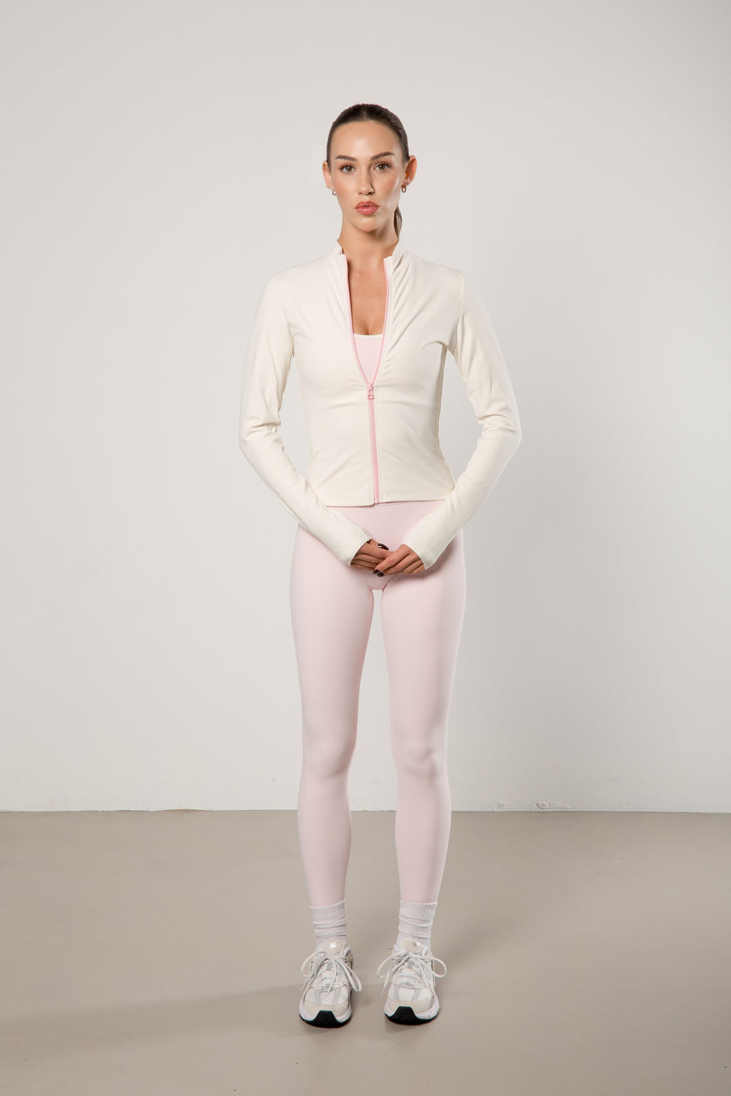 Zip Jacket CREAM/SOFT PINK