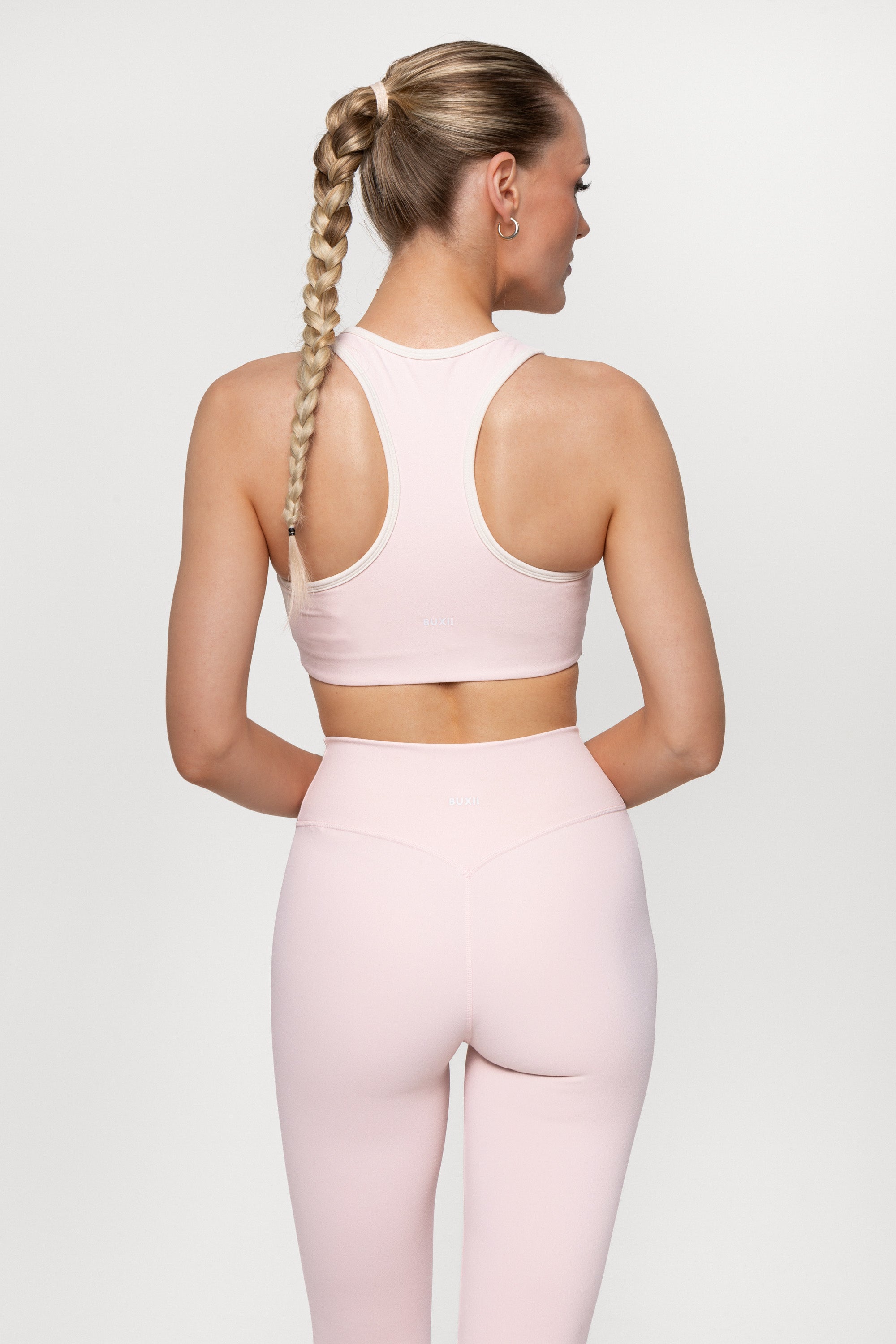 ACTIVE BRA - SOFT PINK/CREAM